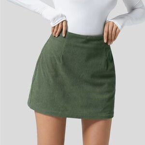 ❌SOLD❌SHEIN mini skirt| Corduroy forest green